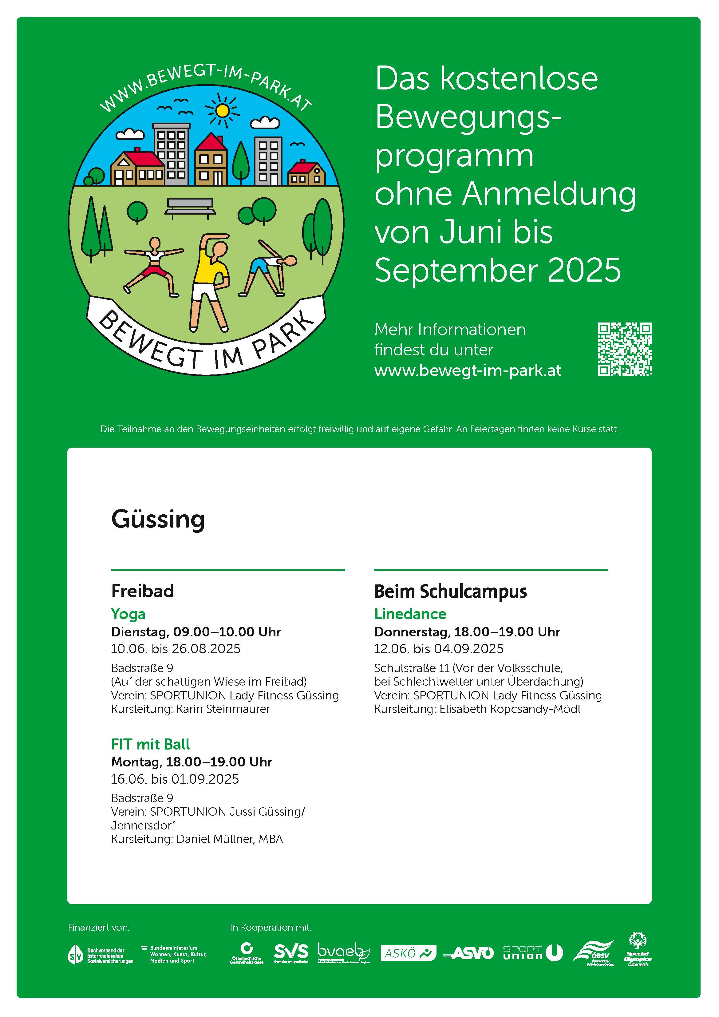 Bewegt im Park neu