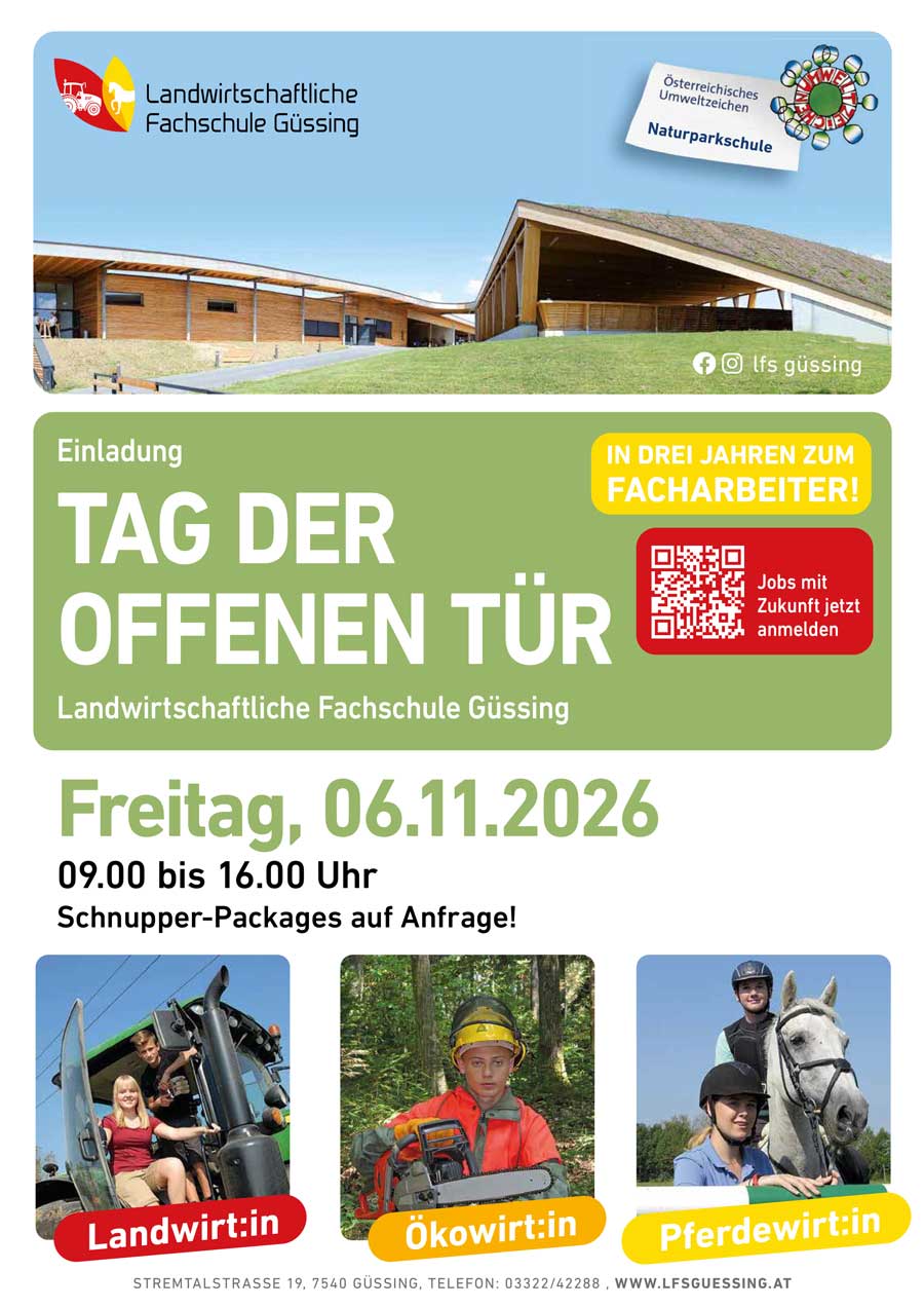 Einladung Tag der offenen Tür