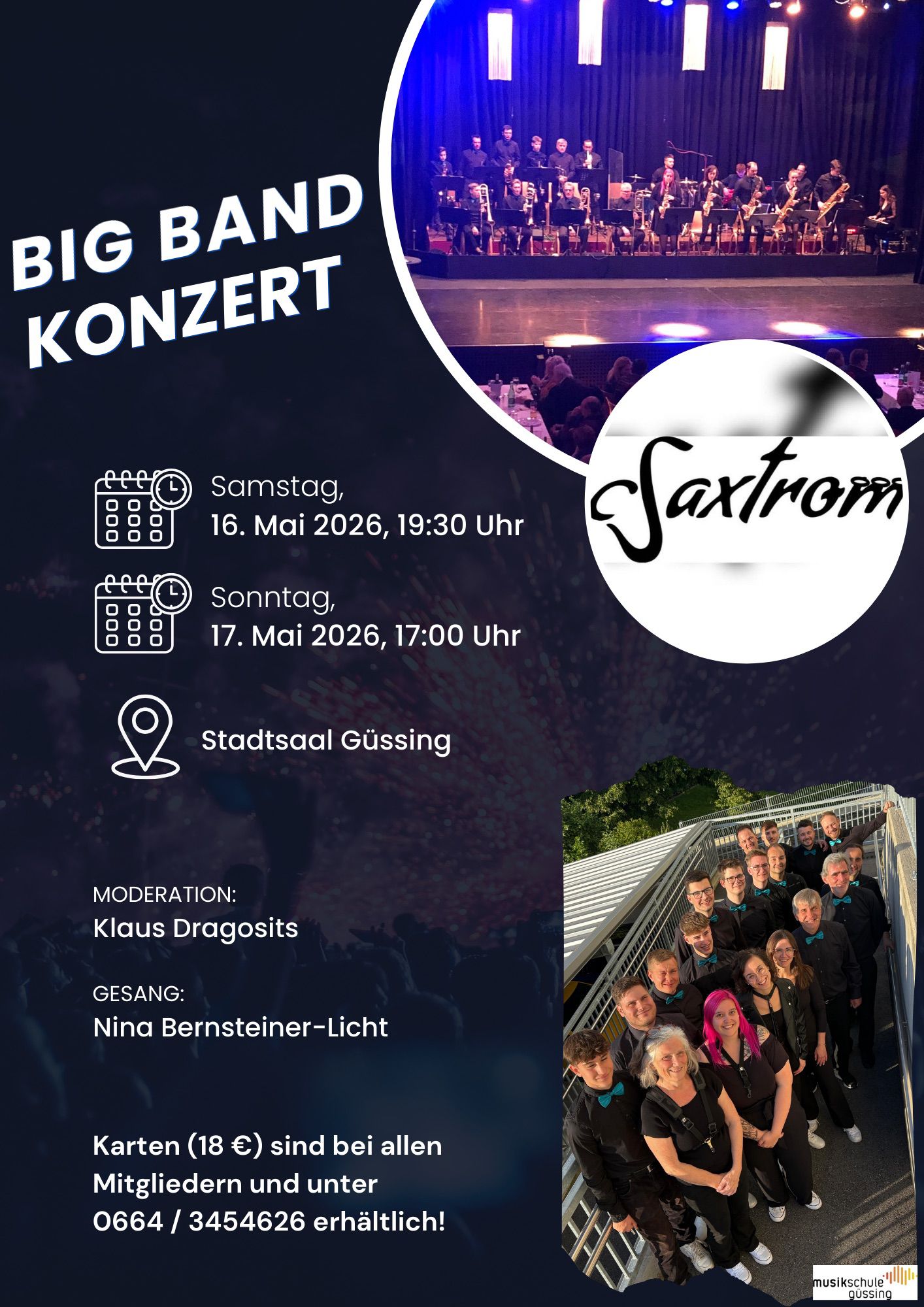 Saxtrom Plakat