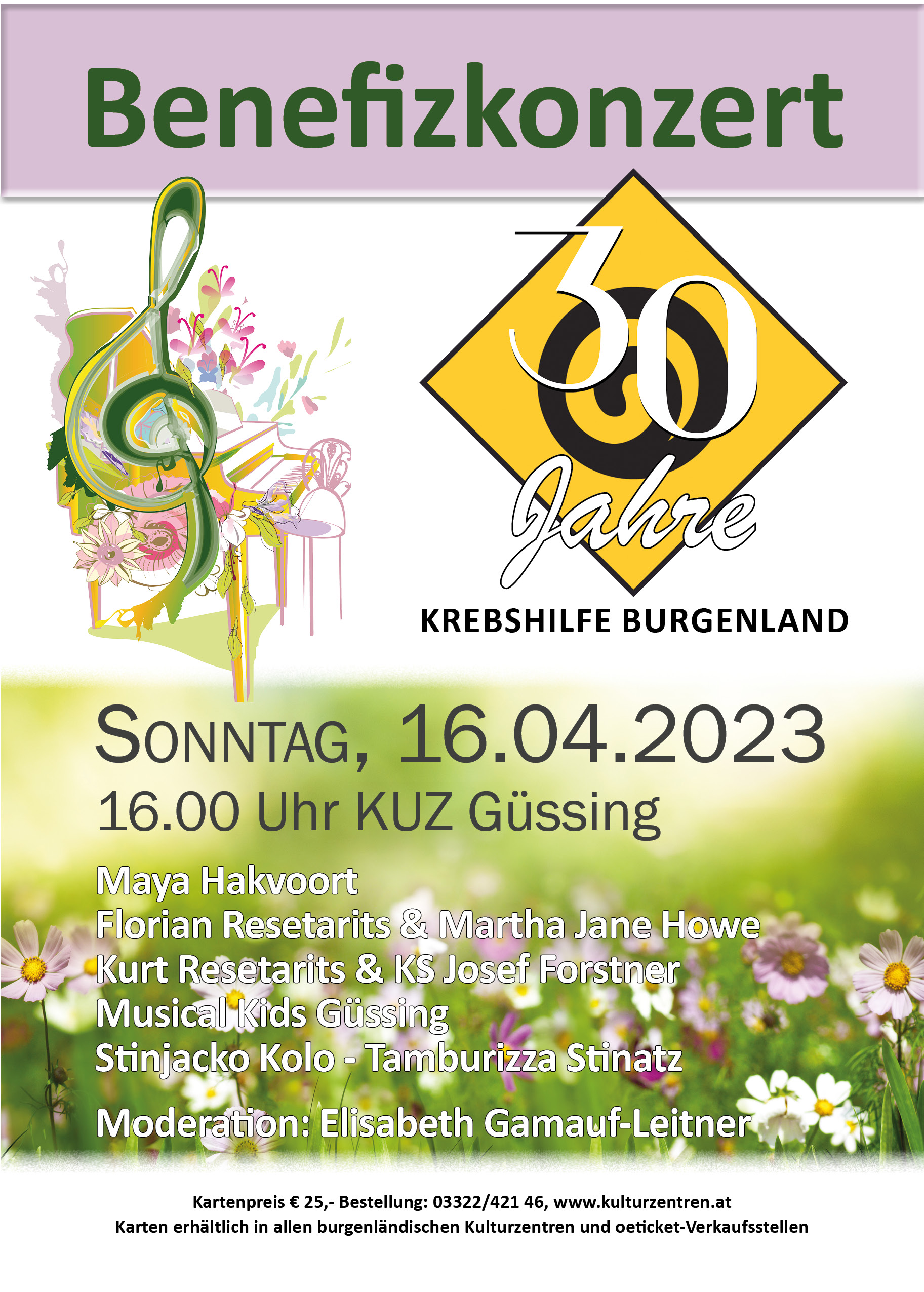 Benefizkonzert 2023 Flyer